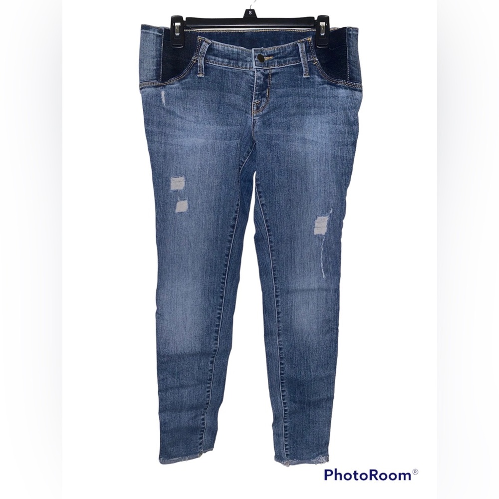 Isabel maternity by Ingrid and Isabel women size 4 skinny distressed jeans
